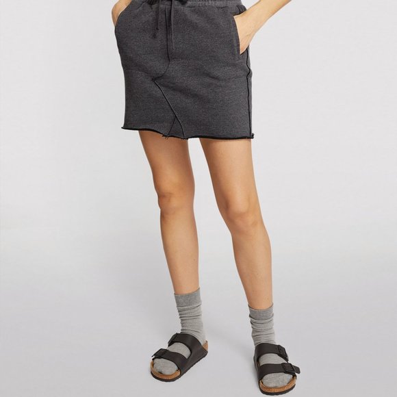 NWT ATM Drawstring French Terry Skirt - Picture 2 of 6